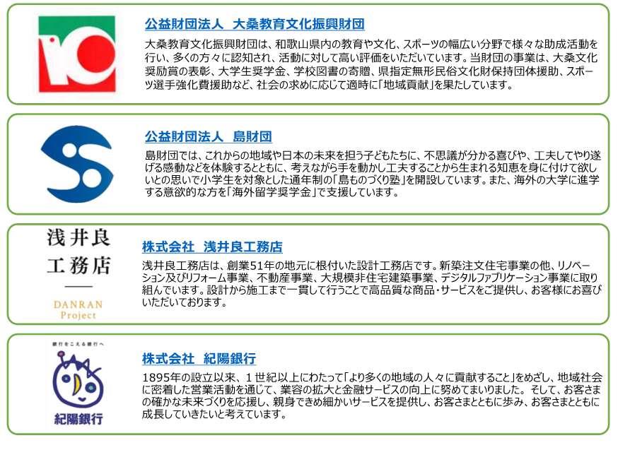 協賛企業一覧①