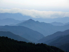 紀伊山地のやまなみの写真