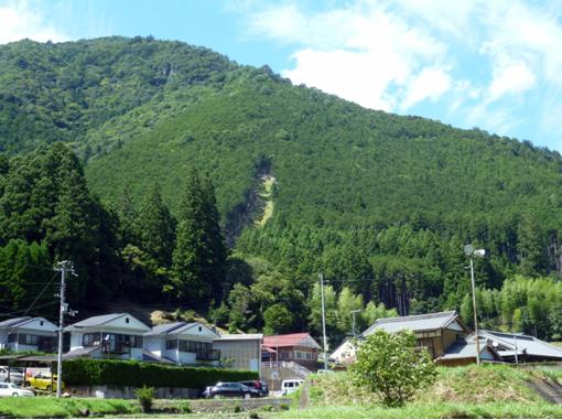 土砂流出防備保安林写真