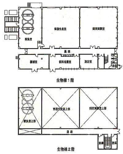 生物棟案内図の画像