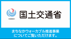 国土交通省ホームページにてまちなかウォーカブル推進事業についてご覧いただけます。