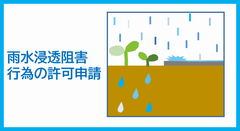 雨水浸透阻害行為の許可申請についてへ移動