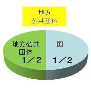 地方公共団体の円グラフの画像