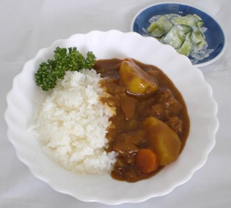 柿カレーの写真