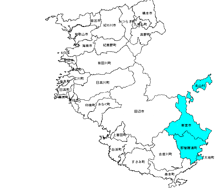 新宮建設部管内図の画像