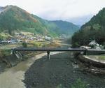 かつての阿弓川荘のあたり有田川町